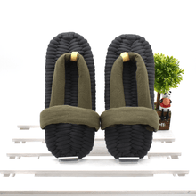 画像をギャラリービューアに読み込む, 甲ストラップ布ぞうり / ダークグリーン