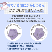 画像をギャラリービューアに読み込む, 寝ている間にかかとつるん靴下!かかとケア