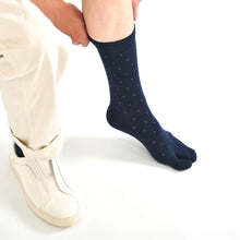 画像をギャラリービューアに読み込む, ドット柄  足袋クルーソックス