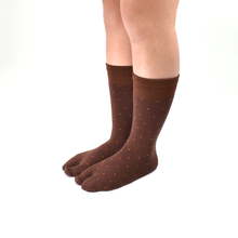 画像をギャラリービューアに読み込む, ドット柄  足袋クルーソックス