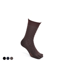画像をギャラリービューアに読み込む, ダイヤ柄 足袋クルーソックス