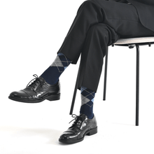 画像をギャラリービューアに読み込む, アーガイル柄  足袋ロングホーズ