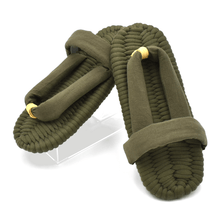 画像をギャラリービューアに読み込む, 甲ストラップ布ぞうり / ミリタリーグリーン