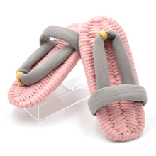 画像をギャラリービューアに読み込む, 甲ストラップ布ぞうり / スモークピンク