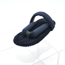 画像をギャラリービューアに読み込む, 甲ストラップ布ぞうり / ダークネイビー