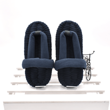 画像をギャラリービューアに読み込む, 甲ストラップ布ぞうり / ダークネイビー
