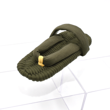 画像をギャラリービューアに読み込む, 甲ストラップ布ぞうり / ミリタリーグリーン