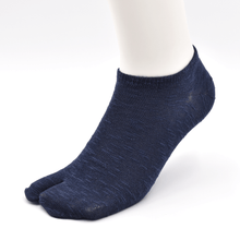 画像をギャラリービューアに読み込む, 表糸綿100% 和風スラブ 足袋スニーカーソックス