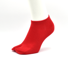 画像をギャラリービューアに読み込む, 表糸綿100% ベーシック 足袋スニーカーソックス 新モデル