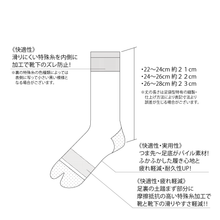 Load images into the gallery viewer,Plain Tabi Crew Socks with Pile Sole
