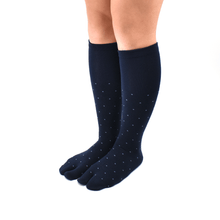 画像をギャラリービューアに読み込む, ドット柄 足袋ロングホーズ