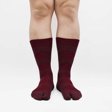 画像をギャラリービューアに読み込む, 総柄アーガイル 足袋クルーソックス