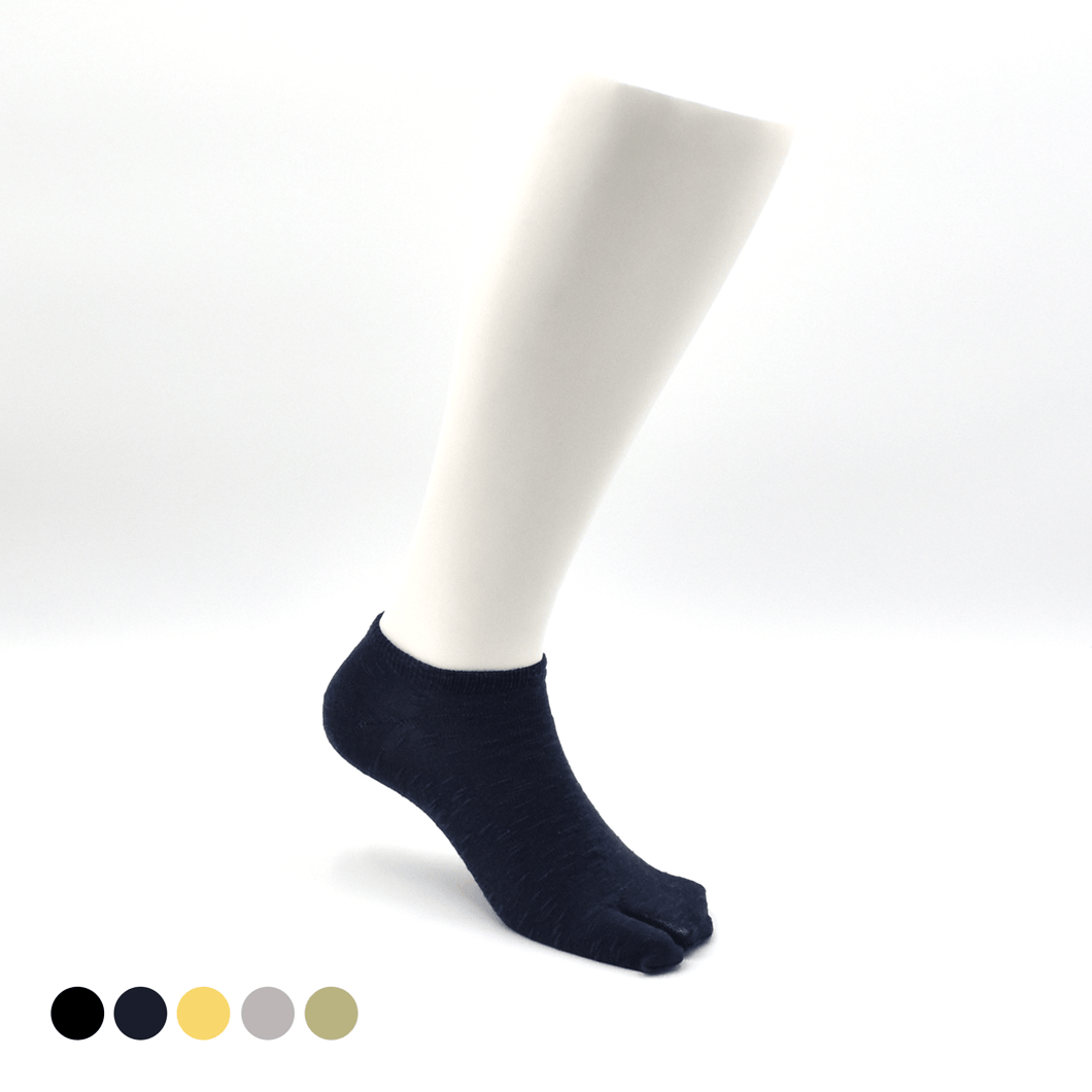 Japanese style slub tabi sneaker socks 