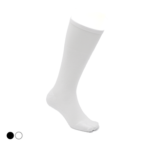 Plain Tabi Crew Socks with Pile Sole