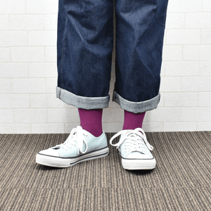 Rayon Silk Tabi Crew Socks