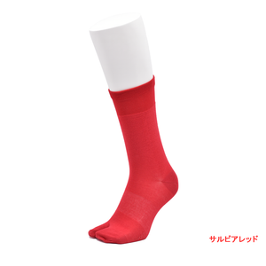 Shiny! Silk-satin tabi crew socks 