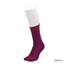 Load images into the gallery viewer,Rayon Silk Basic Tabi Crew Socks
